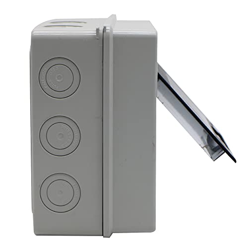MAKERELE Circuit Breaker Distribution Box Electrical, 5 Way - size: 5WAY-160mmx120mmx95mm
