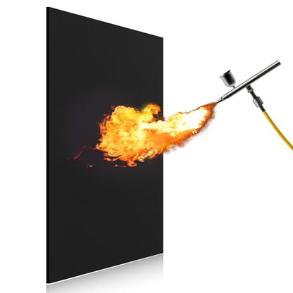 FLASLD 9×12in Heat Shield Thermal Barrier Blanket Insulation Reflective Material High Temp Protection Carbon Felt for Stove Welders, Stuff for DIY Alcohol Burners, Heat Resistant Up To 1800°F - size: 9×12 inch