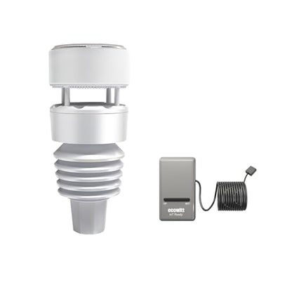 ECOWITT Wi-Fi Weather Station GW1210, Includes GW1200 Wi-Fi Gateway and WS90 Outdoor Sensor Array, 915 MHz - style: GW1210BU