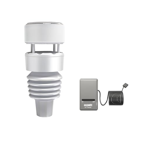 ECOWITT Wi-Fi Weather Station GW1210, Includes GW1200 Wi-Fi Gateway and WS90 Outdoor Sensor Array, 915 MHz - style: GW1210BU