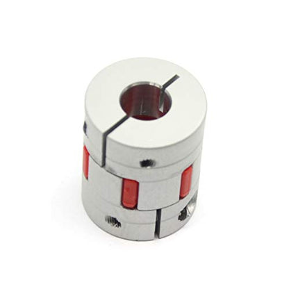 2PCS 8mm to 10mm Aluminium Plum Flexible Shaft Coupling D25 L30 8x10mm Connector Flexible Coupler for 3D Printer CNC Machine and Servo Stepped Motor（8x10mm） - style: 8-10mm