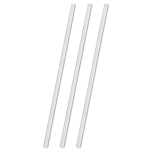 uxcell 3pcs 304 Stainless Steel Round Rods, 3/8" Dia x 12" Length Stainless Steel Metal Solid Shaft Rod Bar for Industry Use Metal Working Hobbies DIY Craft, Silver - size: 3/8" Dia x 12" Length