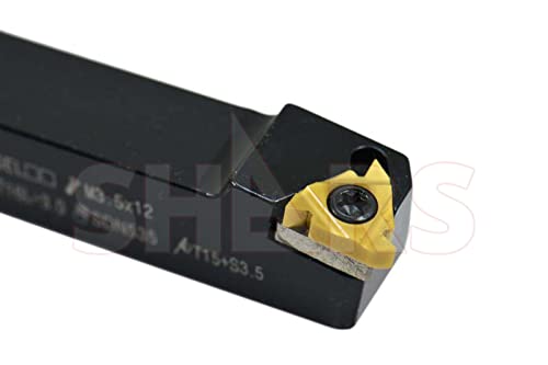 Shars 5/8" SEL-0625-H16 Indexable Cutting Tool Universal External Threading ToolHolder 404-2728 P] - size: 5/8" x 4", style: Left Hand