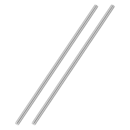 M4-0.7 Fully Threaded Rod 180mm Length Coarse Thread 2Pcs - size: M4‑0.7 180mm