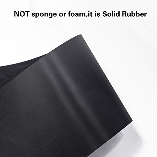 TORRAMI Neoprene Material Rubber Sheet Roll 1/8 (.125) inch T X 4 inch W X 10 Feet, DIY Gaskets for Sealing,Protection, Abrasion, Supports, Leveling, Bumpers - size: 4" Wide X 10' Long, style: 1/8 (.125)" Thick