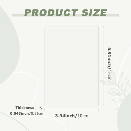 10pcs Clear Acrylic Perspex Sheets, Transparent Acrylic Sheet, 1mm Thick 10 x 15cm Acrylics Plastic Sheet for Craft Projects, DIY Display,Replacement Picture Frame Glass Painting