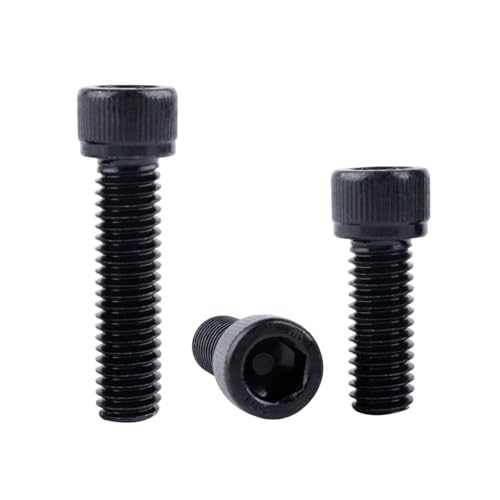 1/4-20 x 1-1/2" Socket Head Cap Screws Allen Hex Bolts, 304 Stainless Steel 18-8, UNC Fully Machine Thread, 25Pcs Black - color: Black, size: 1/4-20 x 1-1/2" (25PCS)