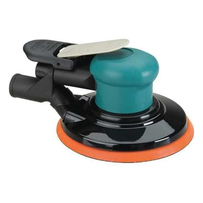 Dynabrade (59029) Dynorbital-Spirit 6" (152 mm) Diameter Random Orbital Sander, Central Vacuum | Proportionate 3/16" (5 mm) Diameter Orbit | 12000 RPM Pneumatic Motor