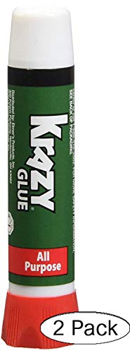 Krazy Glue Original Crazy Super Glue All Purpose Instant Repair, (Pack of 5) (Green, Pack of 2) - size: Pack of 2