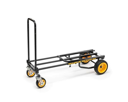 Rock-N-Roller R6G (Mini Ground Glider) 8-in-1 Folding Multi-Cart/Hand Truck/Dolly/Platform Cart/28" to 42.5" Telescoping Frame/500 lbs. Load Capacity, Black - style: R6G