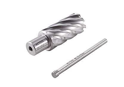 1-1/8" Diameter × 2" Depth of Cut HSS ANNULAR Cutter with 3/4'' Weldon Shank - size: 1-1/8'' x 2''