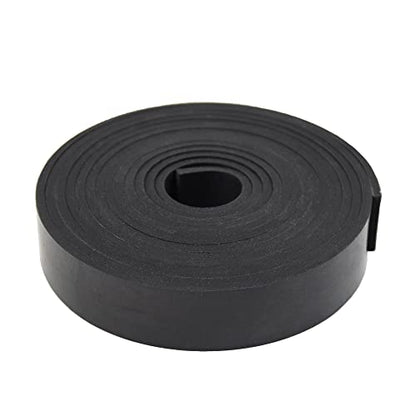 DEVNOL Neoprene Rubber Strips 1/8 (.125)" Thick X 1" Wide X 10'Long Grade 65A for Gasket, Surface Protection, Sealing - size: 1/8" x 1" x 10'