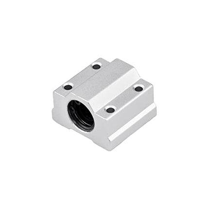[16pcs/Pack] 600mm T8 Lead Screw Kit,2x600mm Linear Motion Rod Shaft Guide,4pcs Linear Slide Blocks, 4pcs SK8 Shaft Support for 3D Printer and DIY CNC Machine (600mm, Set) - size: 600mm