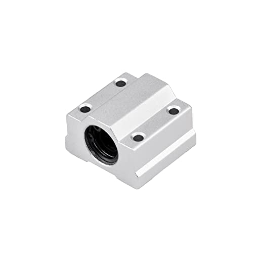 [16pcs/Pack] 250mm T8 Lead Screw Kit,2x250mm Linear Motion Rod Shaft Guide,4pcs Linear Slide Blocks, 4pcs SK8 Shaft Support for 3D Printer and DIY CNC Machine (250mm, Set) - size: 250mm