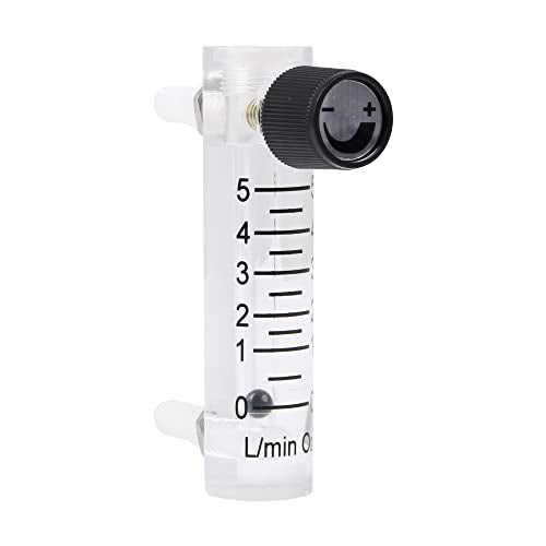 Oxygen Rotameter | Flow Range: 0-5 LPM | with Flow-Control Knob