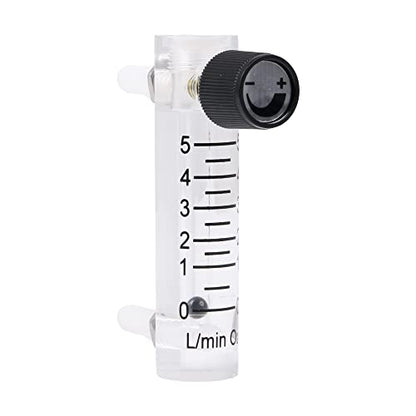Oxygen Rotameter | Flow Range: 0-5 LPM | with Flow-Control Knob