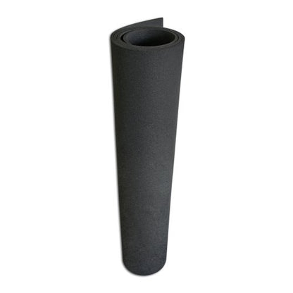 Rubber-Cal Elephant Bark Flooring 3/8-inch T x 4-feet - color: Black, size: 96"L x 48"W x 0.4"Th