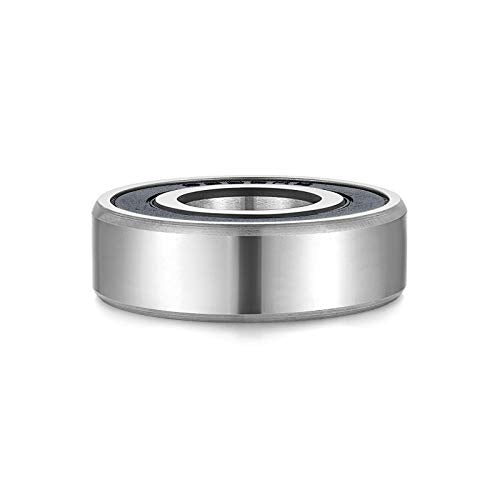 6203-2RS Double-Rubber Sealed Greased Ball-Bearings - 17x40x12mm, 2 Pcs, Widely Used in Garden Machinery, Outdoor Vehicles, Construction Machinery