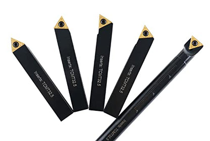 Accusize Industrial Tools Mini Indexable Turning Tool Boring, 5/8 in - size: 5/8 in.