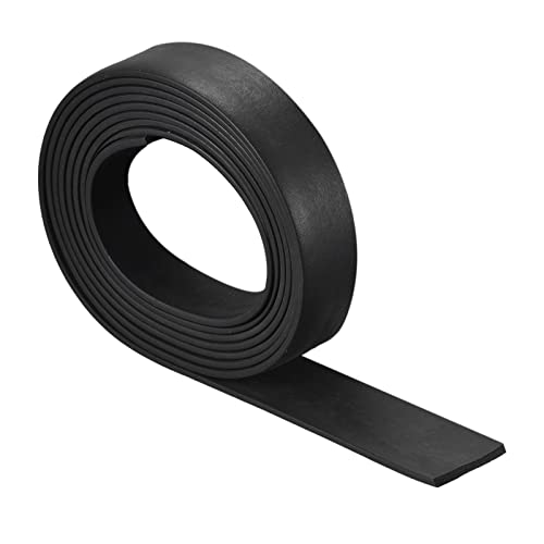 uxcell EPDM Rubber Foam Sheet Strips 1/8" T x 0.79" W x 78.74" L, Neoprene Rubber Sheet Rolls for DIY Gasket, Sealing Padding, Reduce Vibration Mat - size: 1/8"T x 0.79"W x 78.74"L