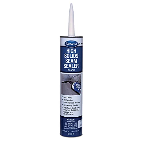 Eastwood Flexible Insulated Waterproof Black Seam Sealer Cartridge Floor Trunk Fender | 1 Pack - color: Black, size: 10.1 Fl Oz (Pack of 1)