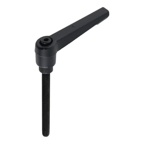 Clamping Lever Handles M6 x 60mm Push Button Ratchet Lever Male Threaded Stud Adjustable Handles Hand Knobs Rotating Screw Handles Bolts with Locking Lever -6pcs - size: M6 x 60mm