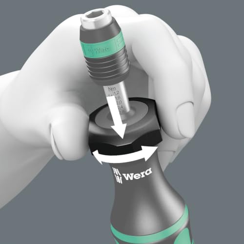 Wera Kraftform Torque Screwdriver Set, 0.3-3.0 Nm, Rapidaptor, 26 Pc