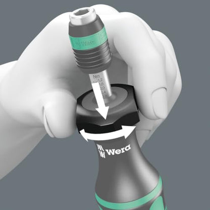 Wera Kraftform Torque Screwdriver Set, 0.3-3.0 Nm, Rapidaptor, 26 Pc