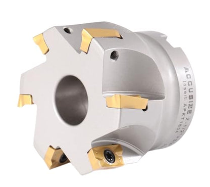 Accusize Industrial Tools 2-1/2'' by 3/4'' 90 Deg Square Shoulder Indexable Face Mill with Apkt1604 Insert, 4508-0016 - size: 2-1/2 in, style: no holder