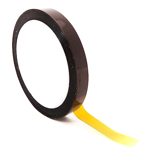Bertech High-Temperature Polyimide Masking Tape, 2 Mil Thick, 9/16 Inch x 36 Yards - UL Recognized - size: 0.56 Inches
