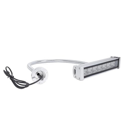 LED Light, Green Light Detection, Industrial Dust Detection Lamp with Aluminum Tempered Glass and Stepless Dimmable Feature, for Workshop Machine Tools