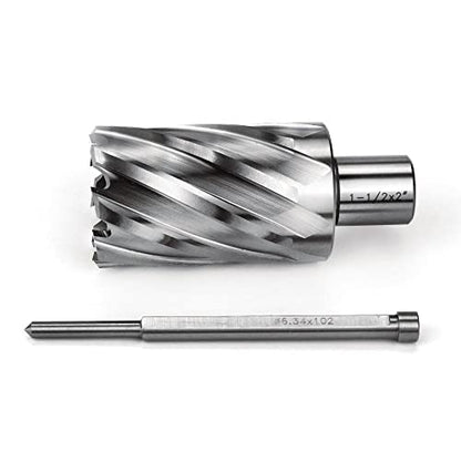 OSCARBIDE 1-1/2" x 2" HSS Annular Cutter 3/4" Weldon Shank Mag Drill Bit