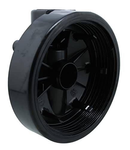 10-Inch Neo-Pure Water Filter Housing with Blue Sump and Black Cap, 3/4-Inch NPT Inlet/Outlet, Standard Cap Without Pressure Relief, Fits 10" x 4.5" Cartridges - size: 3/4 Inch NPT, style: Standard