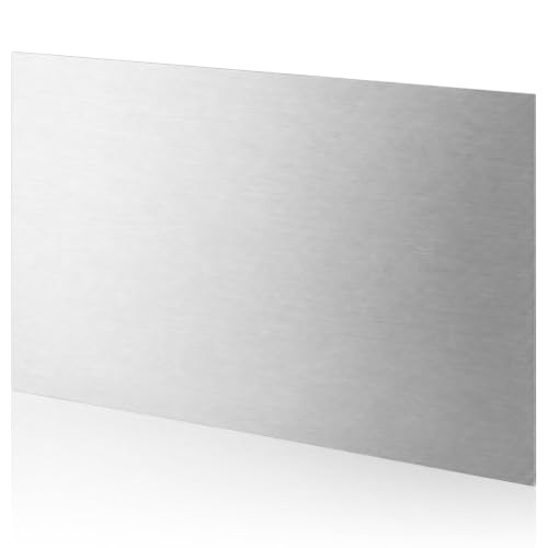36 x 24 in 430 Stainless Steel Sheet Metal 24GA #4 Brushed Finish - size: 36*24in