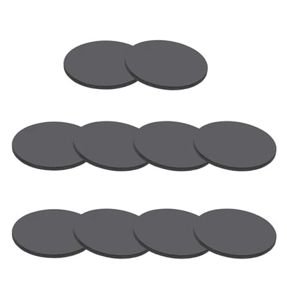 PATIKIL Rubber Solid Discs Washers, 10 Pcs 30mm OD x 2mm Thick Rubber Round Gasket Pad Bushings Spacer Washer for DIY Gasket Craft, Black - size: 30mm x 2mm