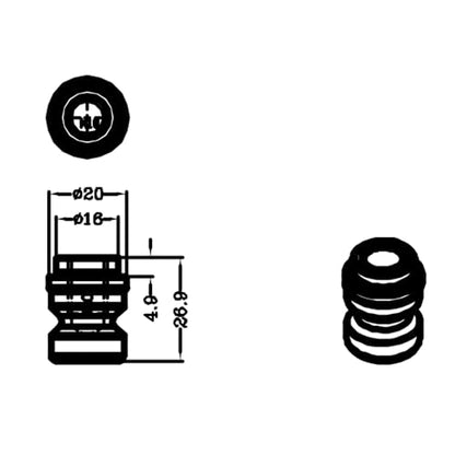 XinDian Quick Zero Point plate D96-D - style: D96-D
