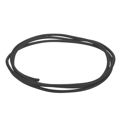 MECCANIXITY Plastic Split Wire Loom Tubing 1/4"(6.5mm) ID 10FT(3.0m), Black - color: Black, size: 1/4"(6.5mm) ID x 10FT(3.0m)