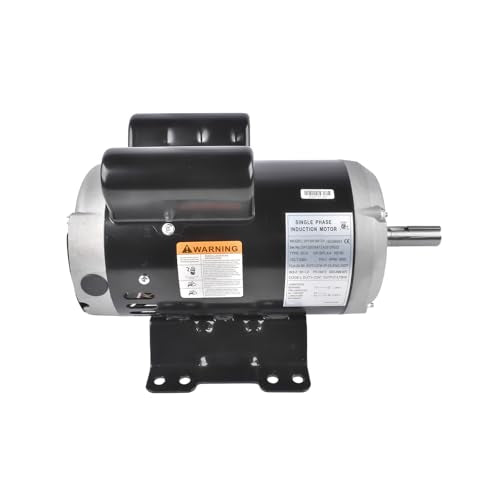 6.4 HP Electric Air Compressor Motor, 3450 RPM, Single Phase, 240V - size: 6.4 HP