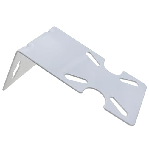 1PCS Water Filter Housing Bracket Water Filter Housing Bracket RO Water Purifier Machine Housing Mounting Metal Bracket Fixed Brackets for 10" and 20" Water Filters White