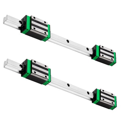 HGR20 Linear Guide Rail Kit - 2 Pcs 1500mm Rails + 4 Pcs HGH20CA Bearing Blocks High Precision, Anti-Rust for 3D Printers, CNC Routers, Lathes & DIY Automated Machines - size: 1500mm