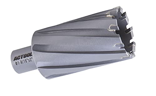 1-9/16'' Diameter x 2'' Depth of Cut Carbide Tipped TCT ANNULAR Cutter with 3/4'' Weldon Shank - size: 1-9/16'' x 2''