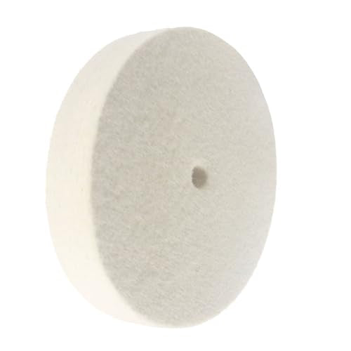 8 Inch Soft Felt Buffing Wheel with 5/8" Arbor Hole - style: 8'' Soft Felt Wheels