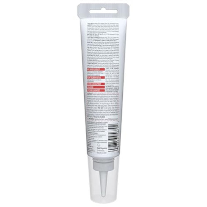 GE Advanced Silicone Caulk for Kitchen & Bathroom, White, 2.8 fl oz Tube, 1 Pack - 100% Waterproof Silicone Sealant, 5X Stronger Adhesion, Shrink & Crack Proof - size: 2.8 fl oz (1 Pack), style: White