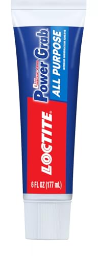 Loctite Power Grab All Purpose Construction Adhesive, 6 fl oz, 1 Pack - size: 1 Pack, style: 6 fl oz