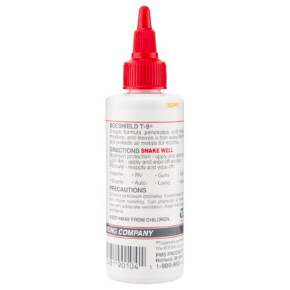 Boeshield T-9 Waterproof Lubricant - size: 4 oz Liquid