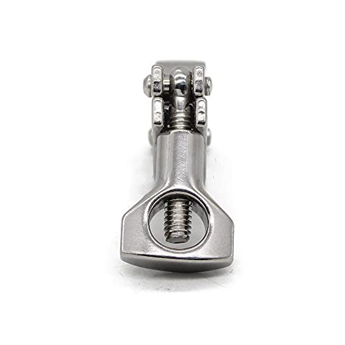 Tri Clamp 0.5-0.75" Stainless Steel 304 Heavy Duty Sanitary Clamp Single Pin with Silicone Gasket - size: 0.75 inch(flange size 25.2mm)