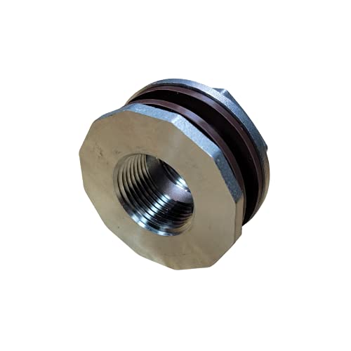 MiniBrew 3/4” NPT EZ Seal Weldless Bulkhead with EPDM Gaskets for Homebrewing (1 Pack)… - size: 3/4"-EPDM, style: Pack of 1