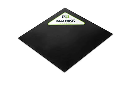 MATNIKS Nitrile Rubber Sheet (NBR) -12in x12in x 1/16” Thick, Fuel and Oil Resistant, Shore A60 Hardness, Black Smooth Finish, Ideal for Gaskets, Sealing, Automotive, Machinery, Plumbing, DIY Projects - size: 12x12x1/16-inch Black