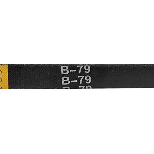 uxcell B79 V-Belts 79" Pitch Length, B-Section Rubber Drive Belt 2pcs - size: 79"