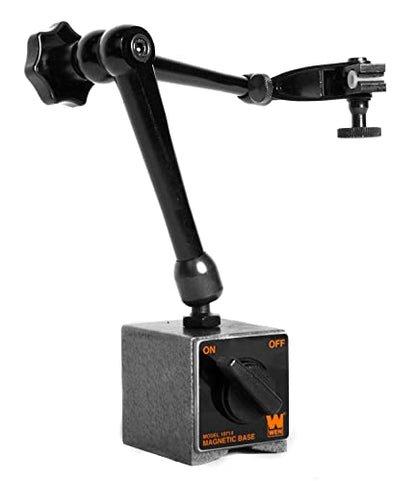 WEN Magnetic Base for Dial Indicators, Three Segment, Industrial Strength with Quick Release (10714) - style: Three-Segment Arm
